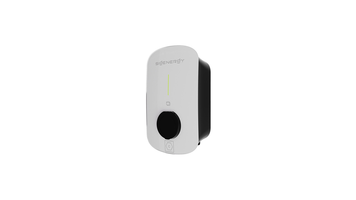 SIGEN ENERGY CARREGADOR DE VEÍCULO ELÉTRICO AC 7KW 4G TIPO 2 TOMADA COM OBSTRUÇÃO BRANCA