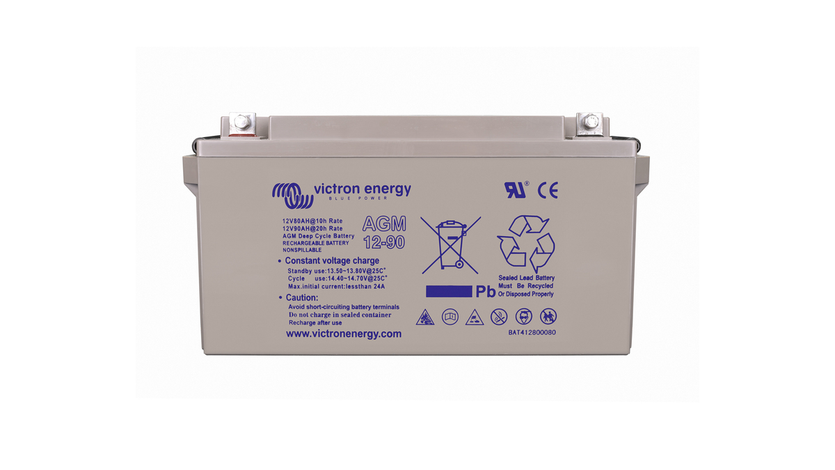 BATERIA DE CHUMBO-ÁCIDO AGM VICTRON DEEP CYCLE 12V 90AH C20
