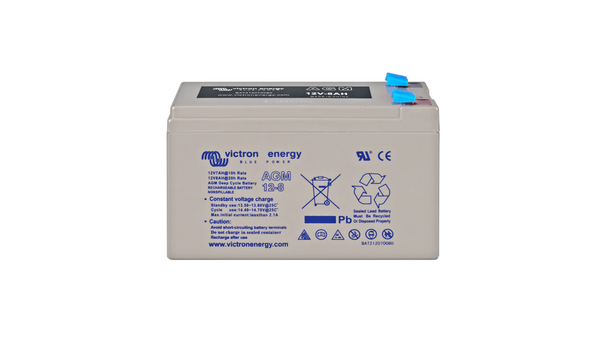 BATERIA DE CHUMBO-ÁCIDO AGM VICTRON DEEP CYCLE 12V 8AH C20