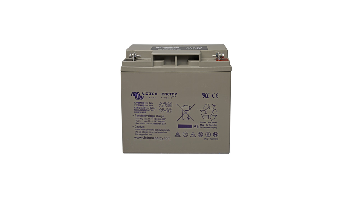 BATERIA DE CHUMBO-ÁCIDO AGM VICTRON DEEP CYCLE 12V 22AH C20