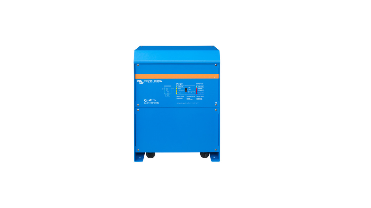 INVERSOR CARREGADOR VICTRON QUATTRO 24V 5000VA 120-100/100A