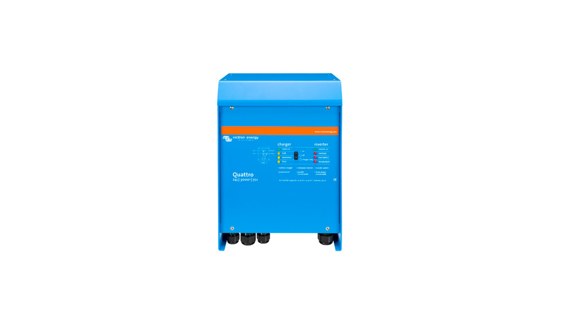 INVERSOR CARREGADOR VICTRON QUATTRO 24V 3000VA 70-50/30A