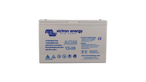 BATERIA DE CHUMBO-ÁCIDO AGM VICTRON SUPER CYCLE 12V 38AH C20 (M5)