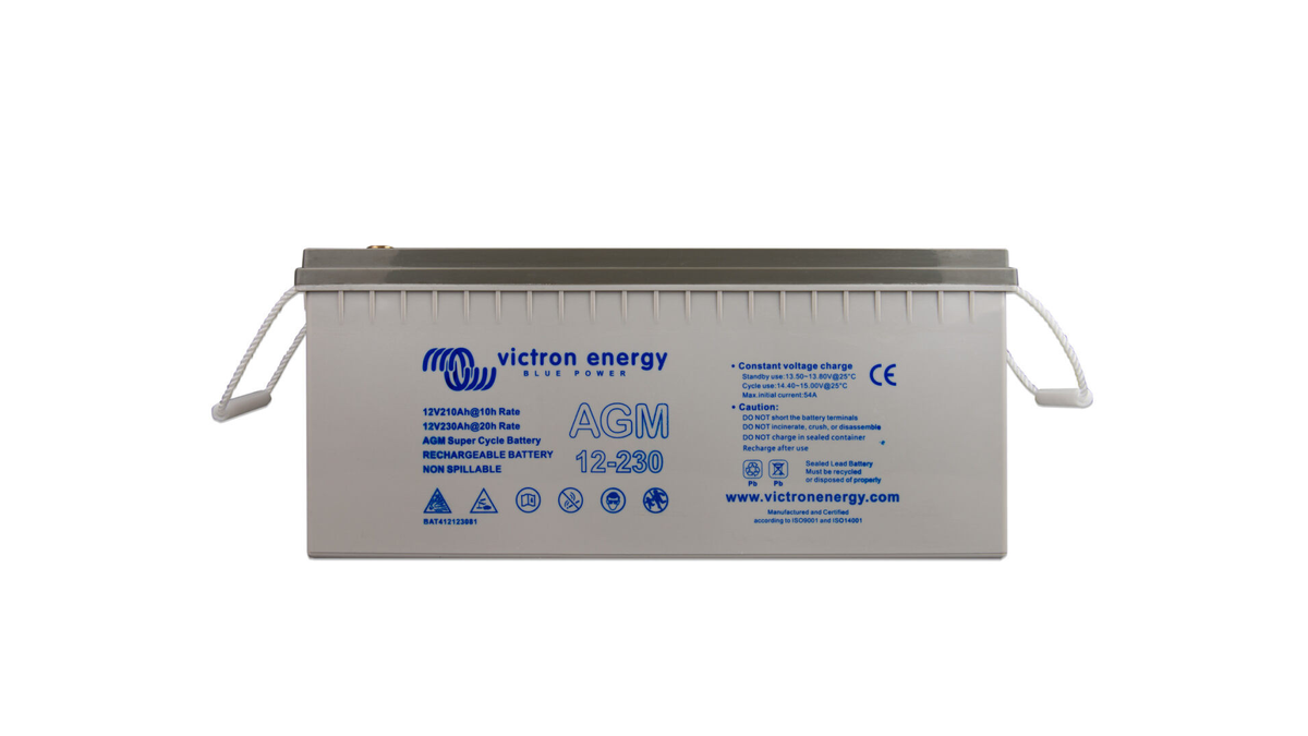 BATERIA DE CHUMBO-ÁCIDO AGM VICTRON SUPER CYCLE 12V 230AH C20 (M8)