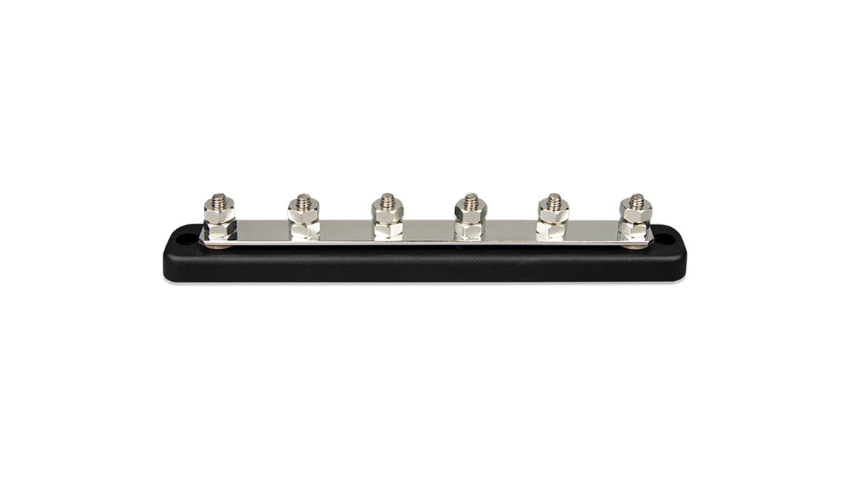 BARRAMENTO (BUSBAR) 250A 4P COM TAMPA VICTRON