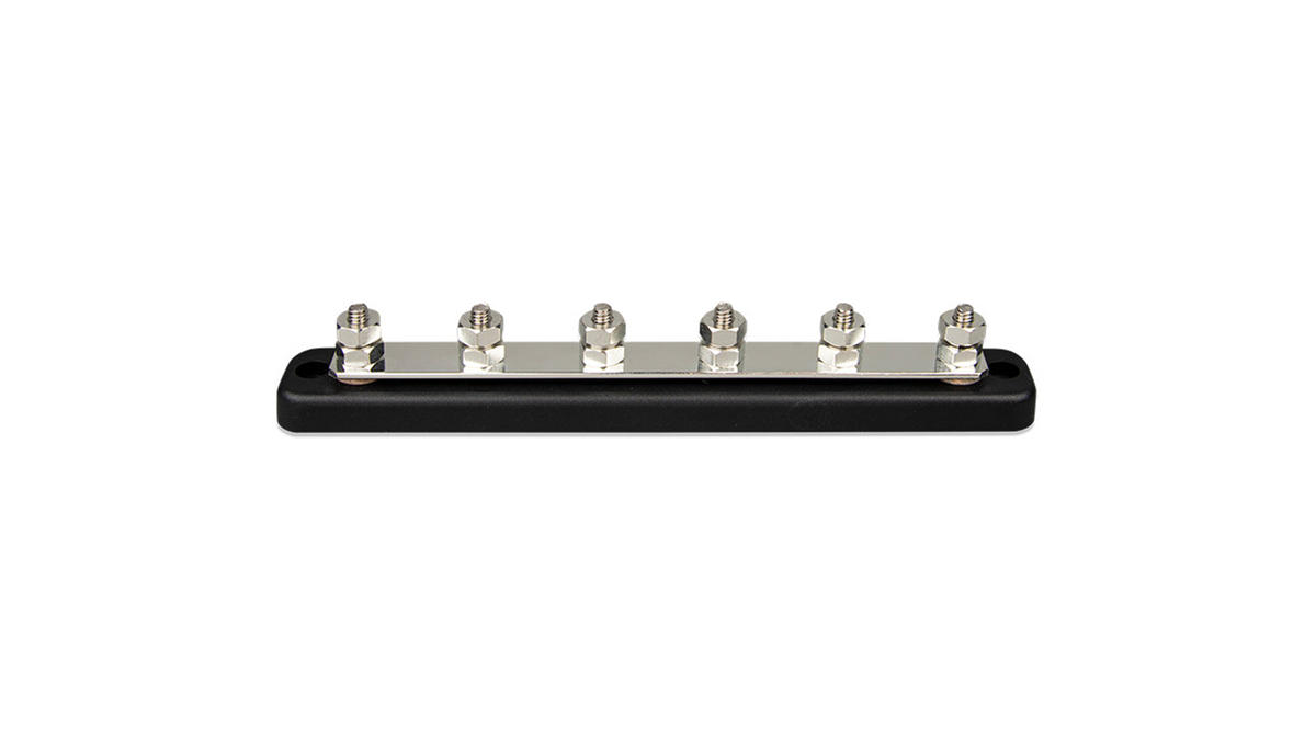 BARRAMENTO (BUSBAR) 600A 8P COM TAMPA VICTRON