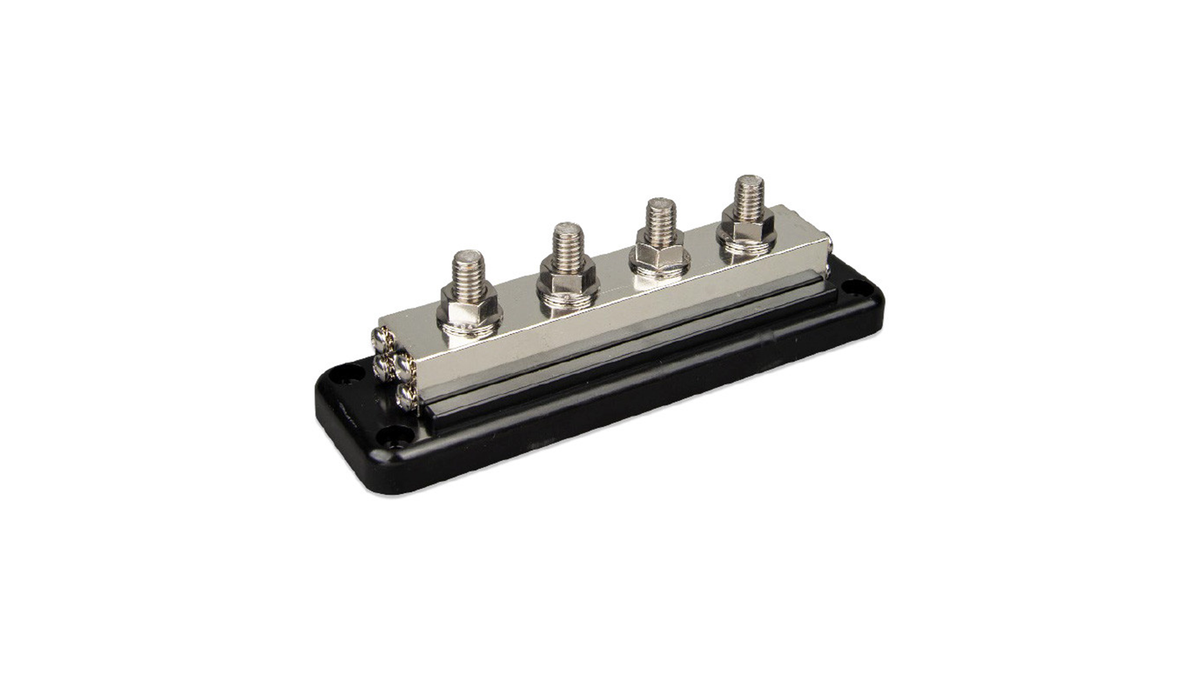 BARRAMENTO (BUSBAR) 600A 4P COM TAMPA VICTRON