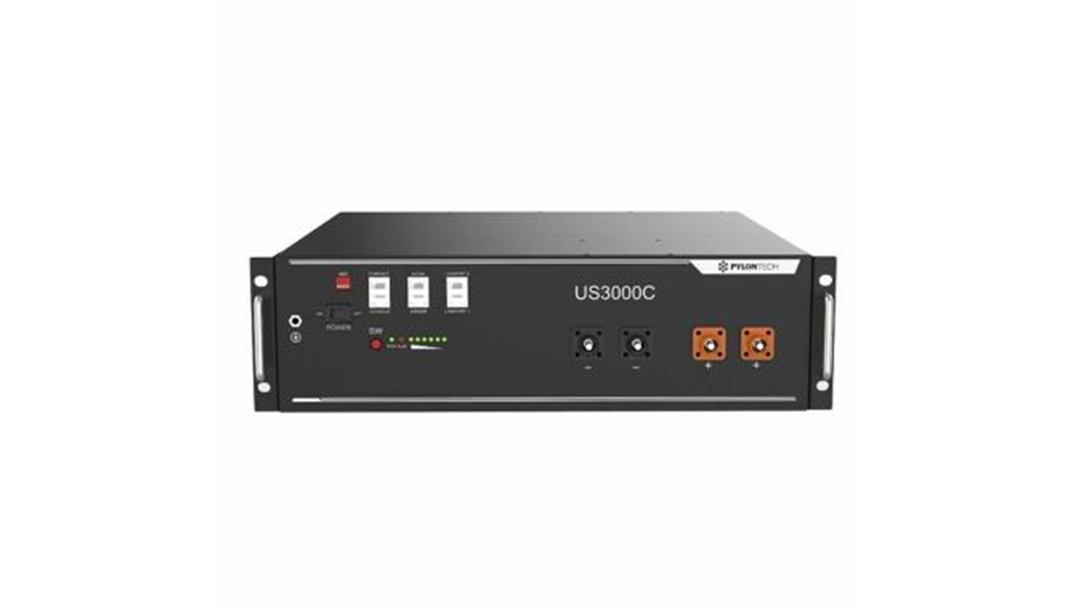 BATERIA DE LÍTIO LV (BAIXA TENSÃO) PYLONTECH US3000C 48V 3,5KWH