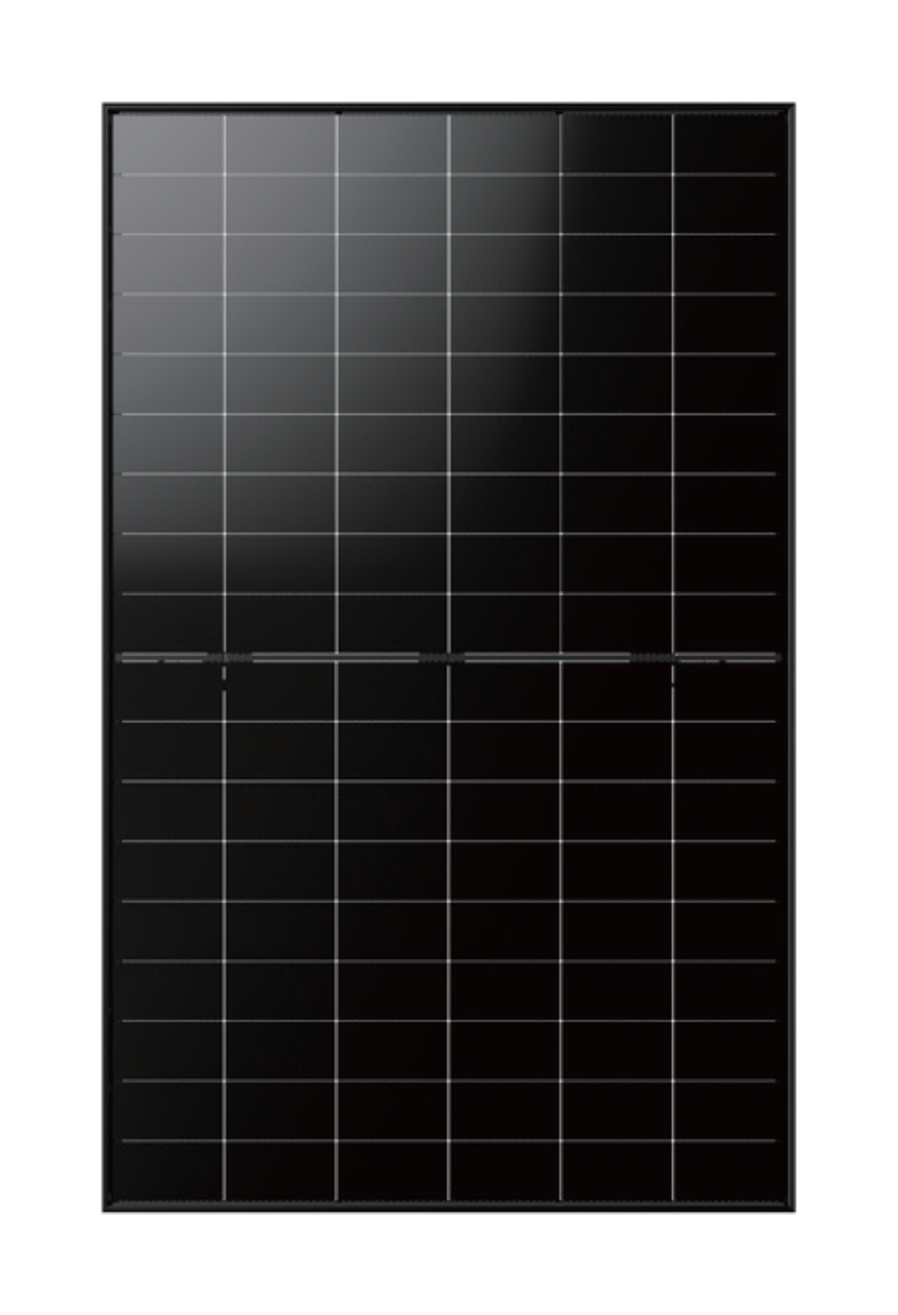 MÓDULO FV LONGI 470WP BLACK FRAME 108 CÉLULAS MC4 (ESP. 30MM) HIMO X10 (LR7-54HVD-T-470M) (TRANSPA)