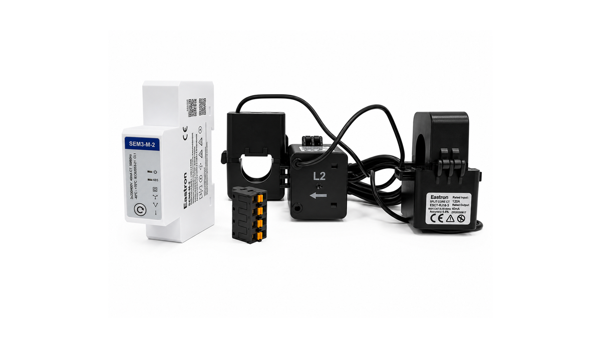 MONITORIZAÇÃO SIGEN POWER SENSOR TRIFÁSICO CT EXTERNO 100 A