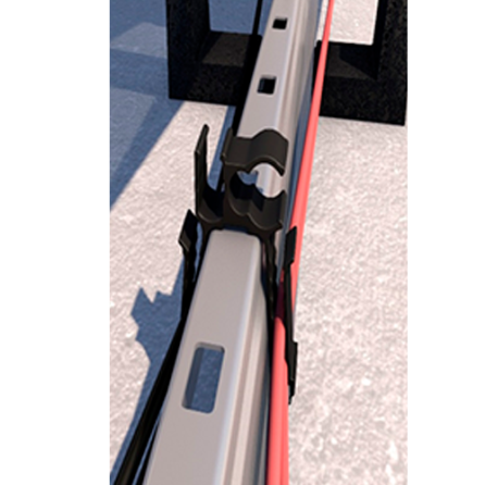 VAN DER VALK Clip multi-cabos suporte de base ValkPro+