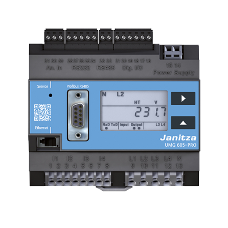 JANITZA analisador UMG 604 PRO