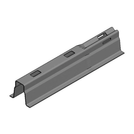 VAN DER VALK Suporte de cobertura galvanizado L=1300x1,5mm