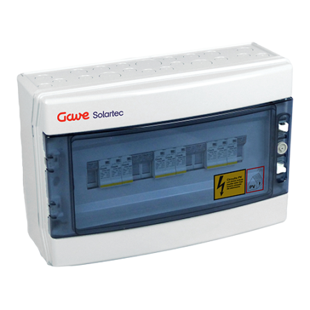Gave Solartec STM110NSP20/3 caixa de proteção DC - 3 strings - 1000V 20A - sem seccionador