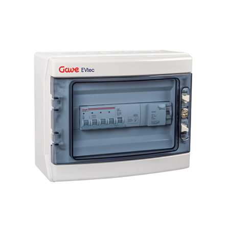 GAVE EVtec 030ACVT40C Caixa de proteção VE - trifásico 40A