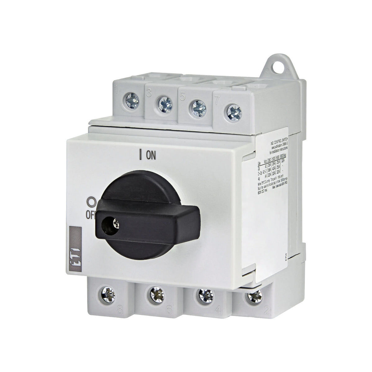 Interruptor 4p série DC21B 2X32A (64A) 1000VDC